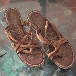 Sam Edelman Tan Strappy Sandals